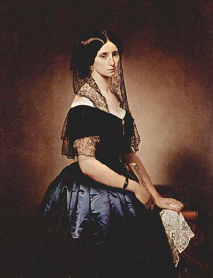 Francesco Hayez Portrait of Antonietta Tarsis Basilico